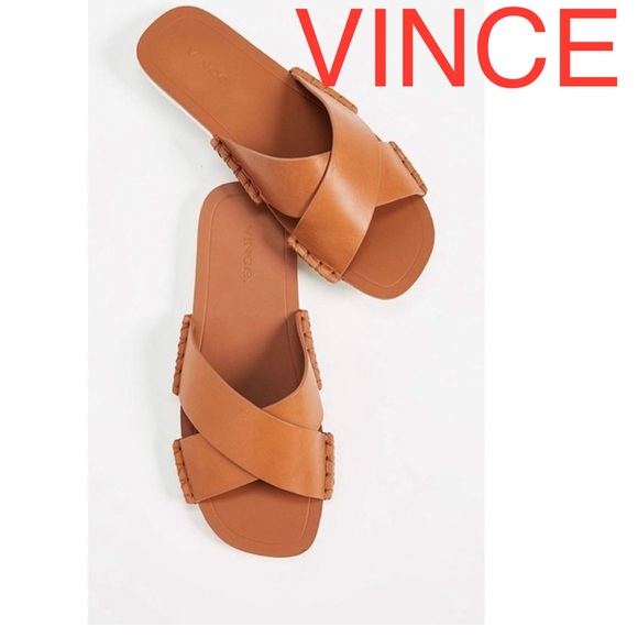 🛍️🛍️ HOST PICK 🎁 NWT VINCE Nico Criss Cross slide